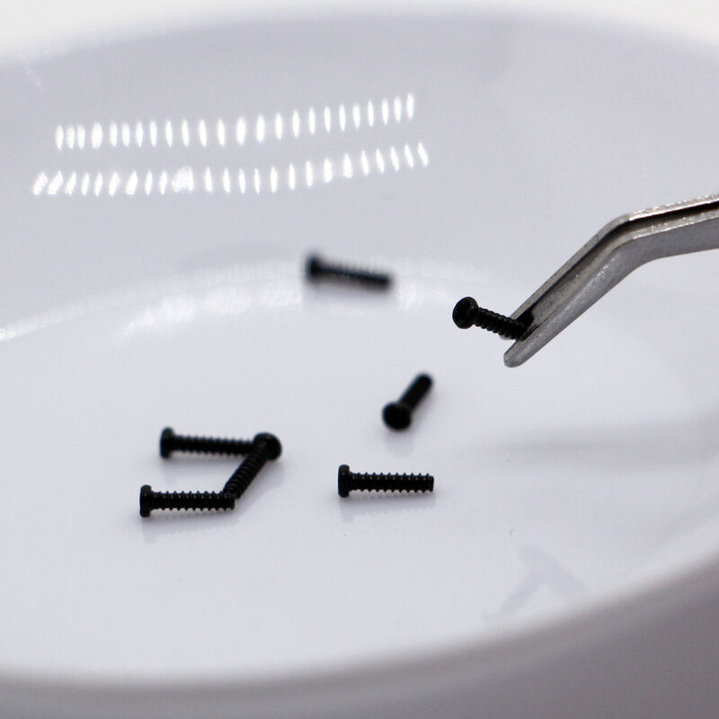 নিকেল প্লাস্টিক জিংক প্লাস্টিক ব্ল্যাক অক্সাইড মাইক্রো স্ক্রু শিল্প প্রয়োগের জন্য সুনির্দিষ্ট স্ব-ট্যাপিং স্ক্রু