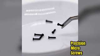 মাইক্রো স্ক্রু যথার্থ ফাস্টেনার শিল্প সমাধান